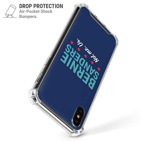 Not Me Us Political iPhone XS Max Clear Case